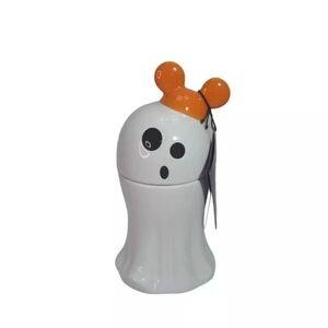 Disney Parks Happy Halloween Ghost Mickey Mouse Ear Hat Scented Palm Wax Candle